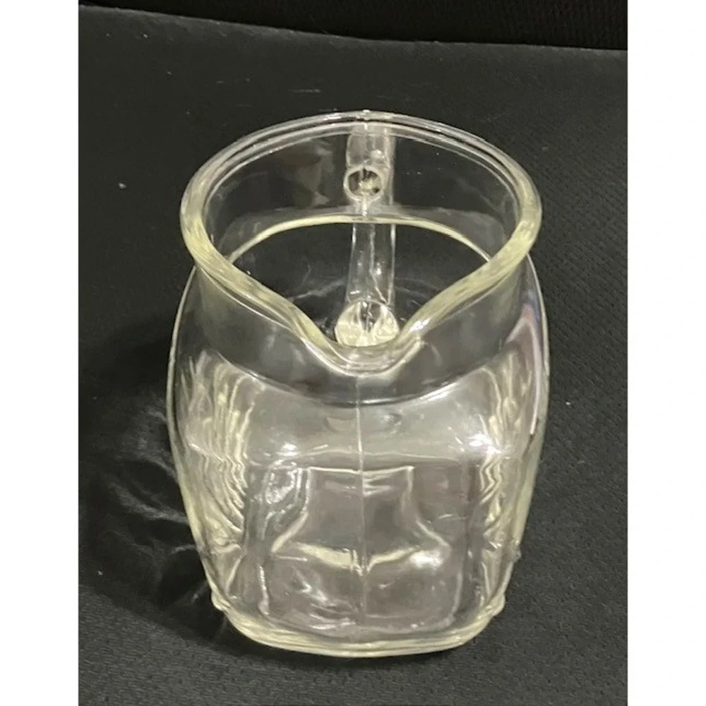 Vintage 1960s Starburst Federal Glass One Quart Juice Milk Pitcher